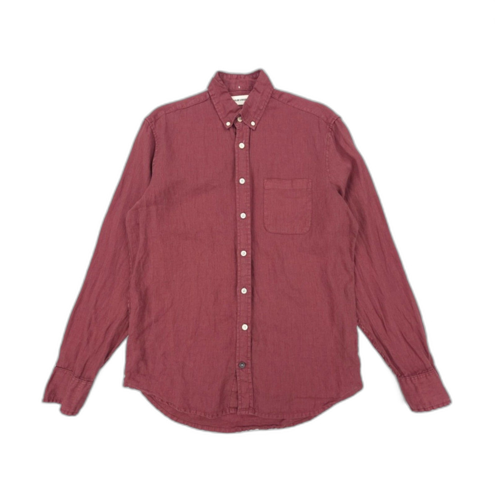 TAYLOR STITCH 100% Linen The Jack Shirt Rust Resort Old Money Quiet Luxury Indie